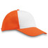 Cappellino a 5 pannelli in poliestere colore arancio MO8651-10