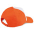 Cappellino a 5 pannelli in poliestere colore arancio