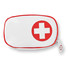 Kit Primo Soccorso in astuccio PVC con bendaggi colore rosso
