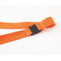 Lanyard da collo con moschettone e funzione antistrozzo colore arancio