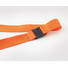 Lanyard da collo con moschettone e funzione antistrozzo colore arancio