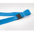 Lanyard da collo con moschettone e funzione antistrozzo colore turchese