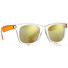 Occhiali da sole con lenti specchiate e protezione UV400 colore arancio