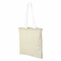 Borsa shopper in cotone con manici lunghi colorati personalizzabile