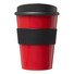 Tazza Americano® medio da 300 ml con grip - colore Rosso/Nero