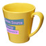 Tazza 350 ml in plastica durevole - colore Giallo