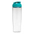 Borraccia sportiva H2O Tempo® con design elegante - colore Trasparente/Azzurro Acqua