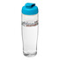 Borraccia sportiva H2O Tempo® con design elegante - colore Trasparente/Azzurro Acqua