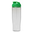 Borraccia sportiva H2O Tempo® con design elegante - colore Trasparente/Verde