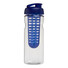 Borraccia sportiva H2O Base® 650 ml con infusore - colore Trasparente/Blu