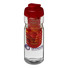 Borraccia sportiva H2O Base® 650 ml con infusore - colore Trasparente/Rosso