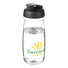 Borraccia sportiva H2O Pulse® da 600 ml - colore Trasparente/Nero