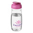 Borraccia sportiva H2O Pulse® da 600 ml - colore Trasparente/Rosa