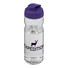 Borraccia sportiva Base Tritan™ con coperchio a scatto - colore Trasparente/Porpora