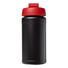 Borraccia sportiva Baseline® Plus da 500 ml - colore Nero/Rosso